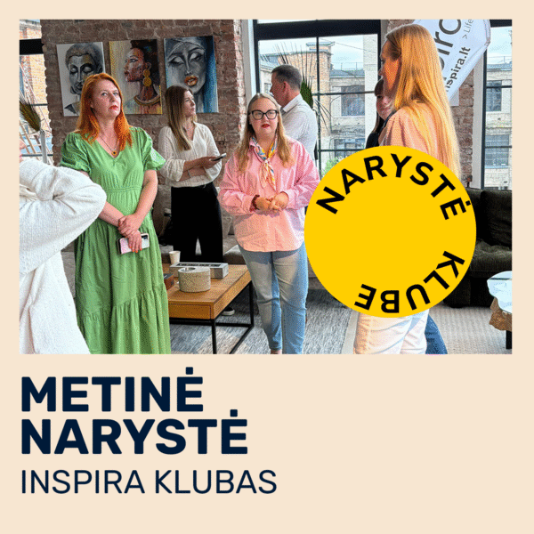 Metinė narystė Inspira klube