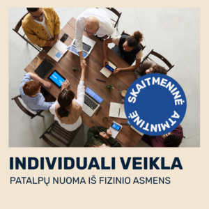 Praktinė atmintinė nuomojantiems patalpas iš fizinio asmens