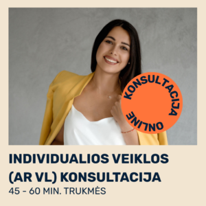 Individualios veiklos (ar VL) konsultacija