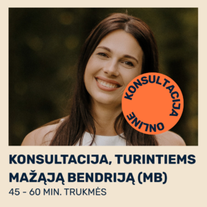 Konsultacija, turintiems Mažąją bendriją