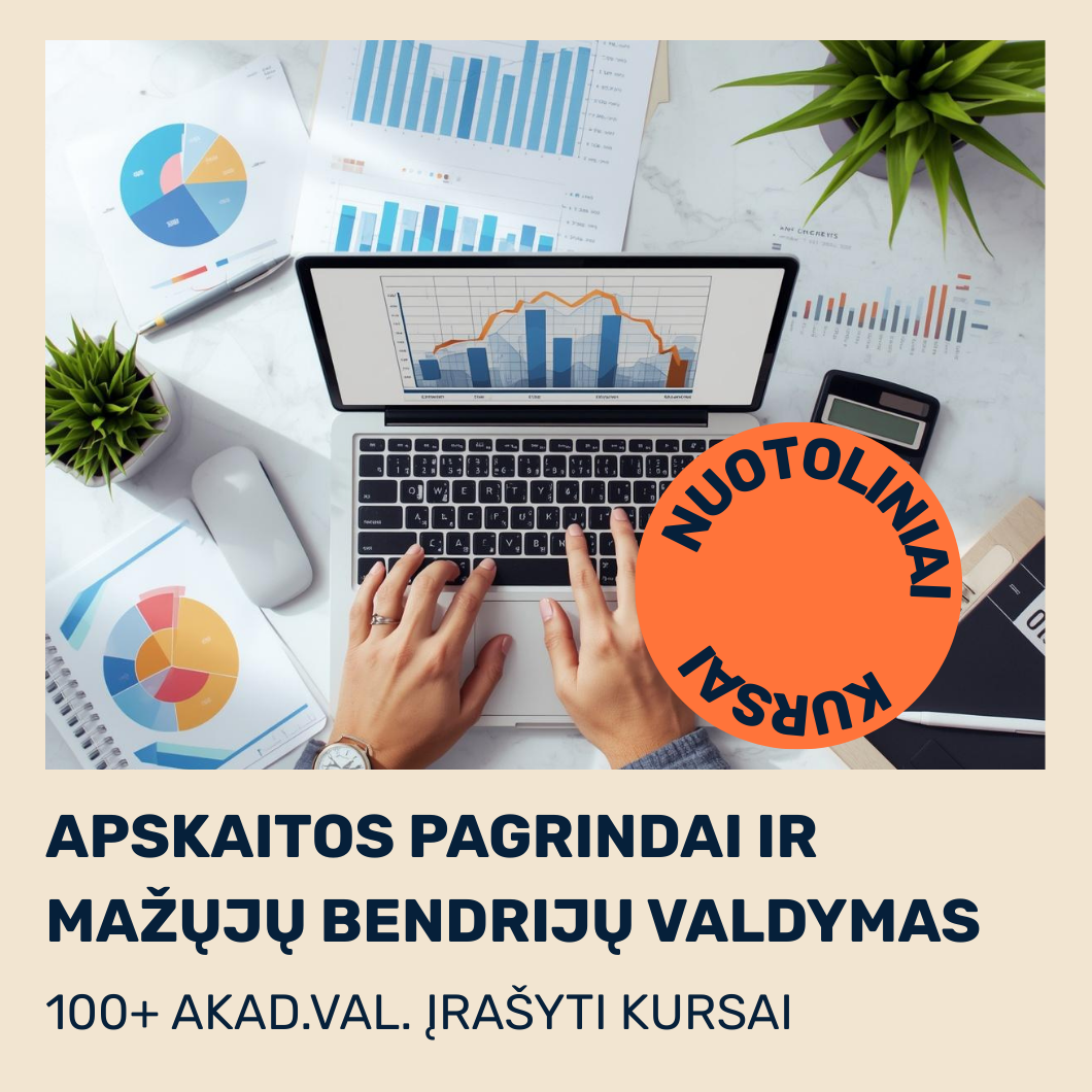 Apskaitos pagrindų ir Mažųjų bendrijų valdymo kursų rinkinys
