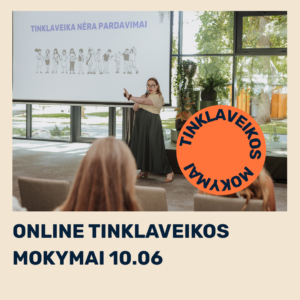 Tinklaveikos dirbtuvės | Online mokymai 10.06